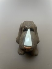 Artesania Rinconada Basset Hound Figurine Signed Made in Uruguay # 102