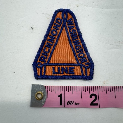 Vintage RICHMOND WASHINGTON LINE Patch (Railroad / Train Related) - Bild 1 von 2