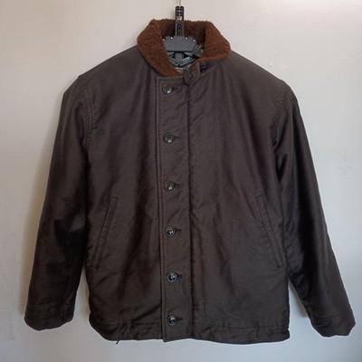BUZZ RICKSON'S DEMOTEX-ED N-1 DECK Jacket Blouson Men Size 38 TALON Zip 
