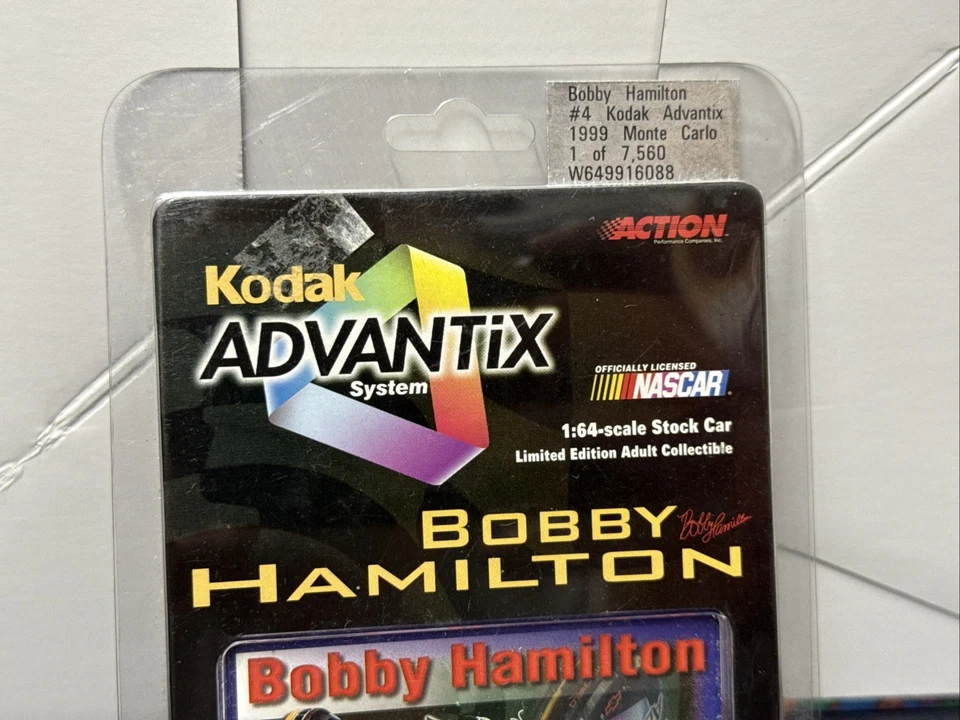 Kodak Advantix 1999 Bobby Hamilton #4 1:64 NASCAR acción diecast NUEVO Foto 3 de 4