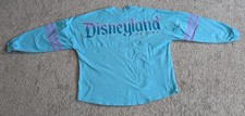 Disney Parks spirit jersey aqua blue purple stripes Disneyland Resort adult XL