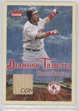 2005 Fleer Tradition Diamond Tributes Materials Manny Ramirez #DT/MR 4r2