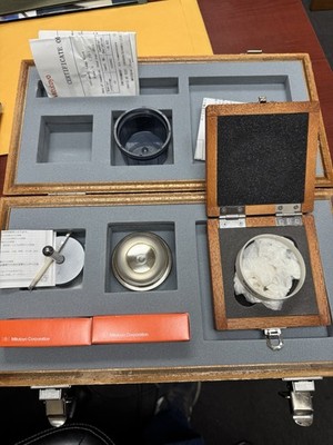 Mitutoyo Roundness Tester Calibration Kit, Hemisphere, Optical Flat,Gauge Blocks
