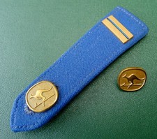 VINTAGE QANTAS PILOT FLIGHT ATTENDANT, CABIN CREW SHOULDER RANK UNIFORM INSIGNIA