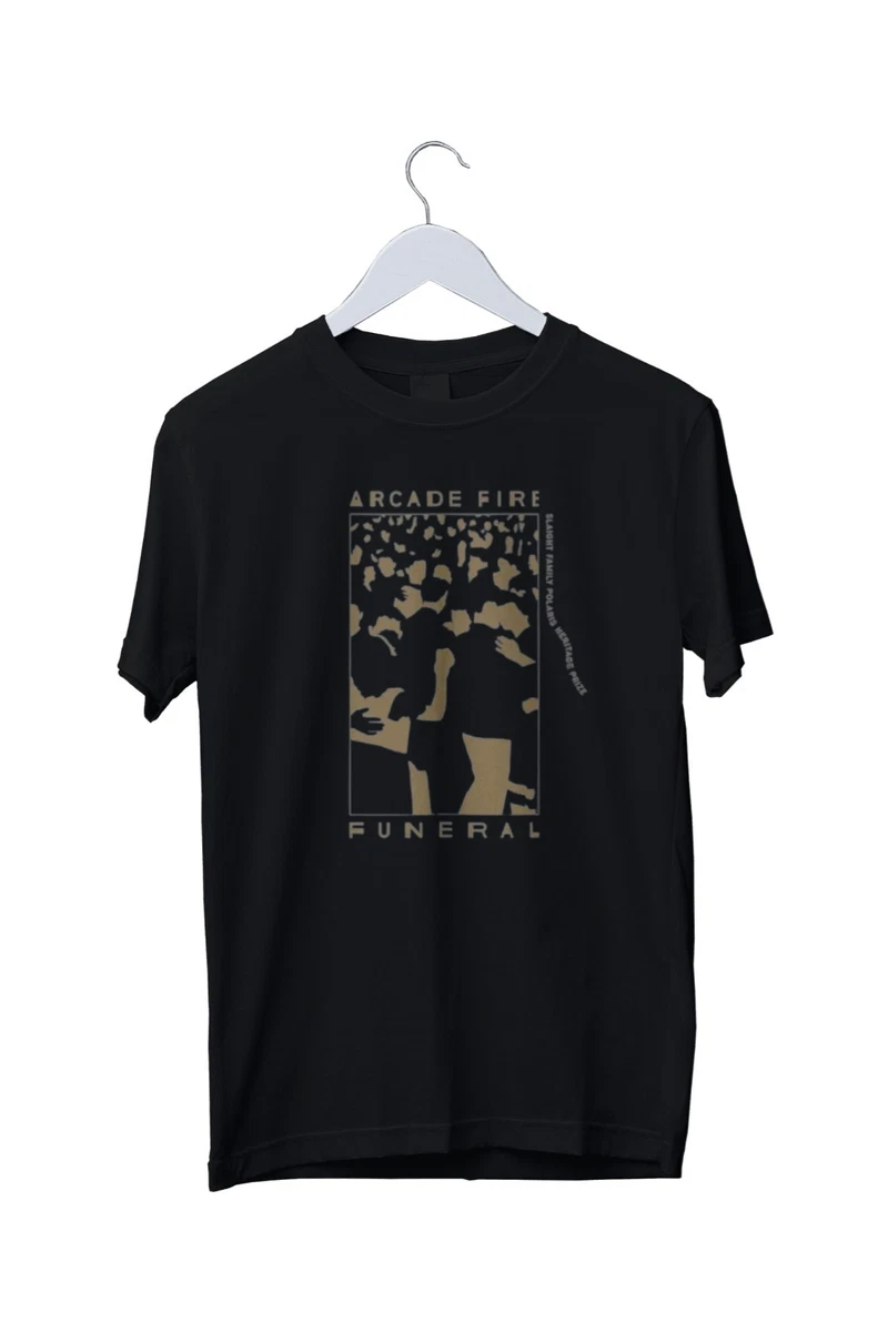 Maglietta Da Baseball Unisex Red Logo Of Arcade Fire: Bianca E Nera, Vestibilità Regular, Prodotta In Europa, Taglia M Uomo