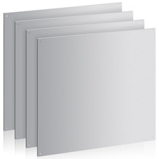 18 Gauge Steel Sheet Metal 16" x 16" Weldable Steel Plates Cold Rolled with Hole