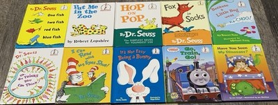 Lot Of 10: Revised Hardback Dr. Seuss Beginner Books Set; Random House VERY GOOD