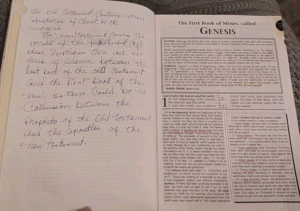 The Matthew Henry Study Bible: King James Version (hardcover) 1994 Foto 4 de 4