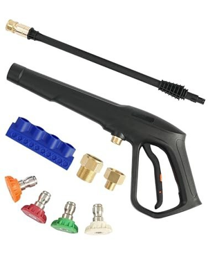 #ad Pressure Washer Gun Set 2320PSI M22 Fits Ryobi Karcher 4 Stainless Nozzle Tips $46.54