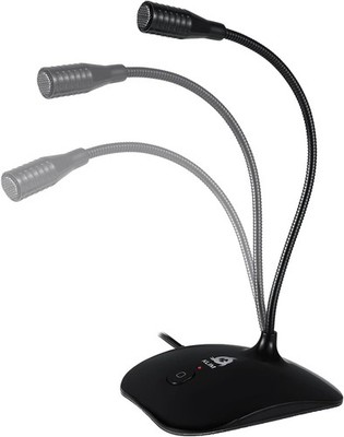 KLIM Talk USB - Standmikrofon PC und Mac - Kompatibel mit jedem Computer