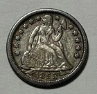 1853 -O With arrows Liberty Seated Dime Choice Original Extra Fine +