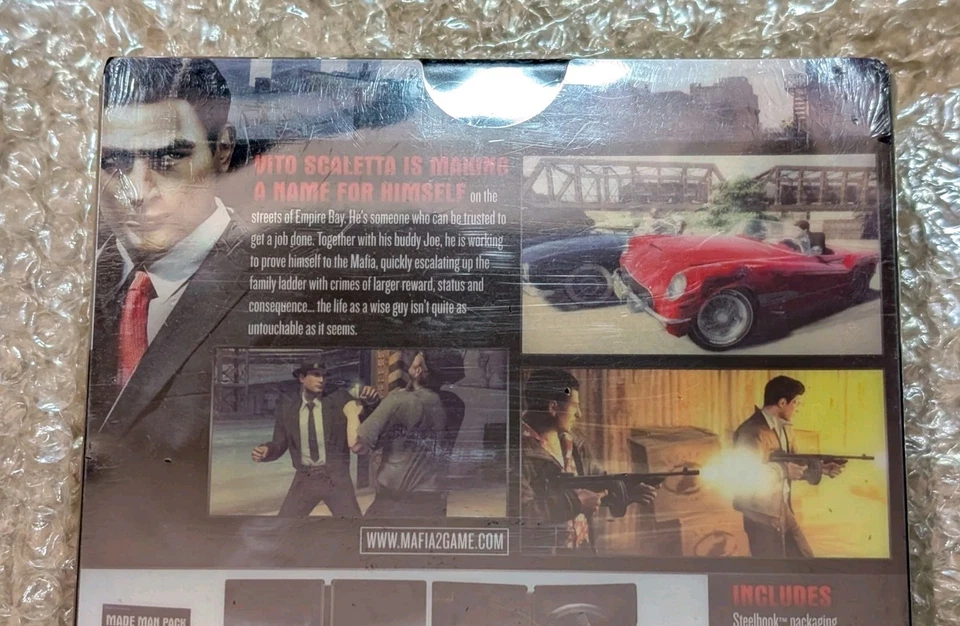 Mafia 2 II Collector's Edition Xbox 360 Steelbook Artbook New Sealed - Image 3 of 4