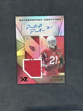 2020 Panini xr swatches jersey patch auto Patrick Peterson /20