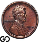 1913-D Lincoln Cent Wheat Penny, Gem BU++ RB