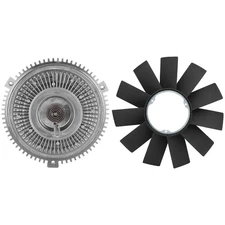 Radiator Condenser Cooling Fan Assembly For 2001 2002-2006 BMW 325Ci & BMW 330Ci