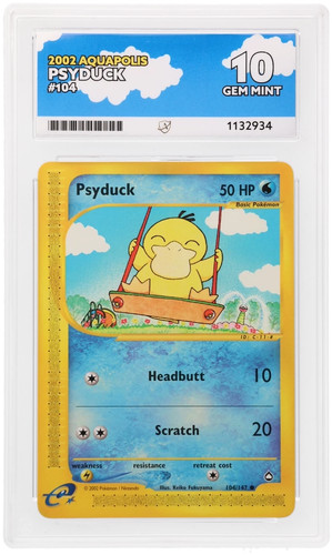 Psyduck graded ACE 10 for sale on eBay