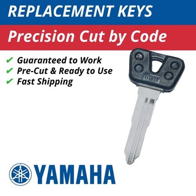 Yamaha Motorcycle Scooter ATV Ignition Key Cut to Code Replacement D59610-D69097