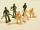 SALE! Vintage Marx Airport & Auto Service Station Figures original '60's 1 owner
