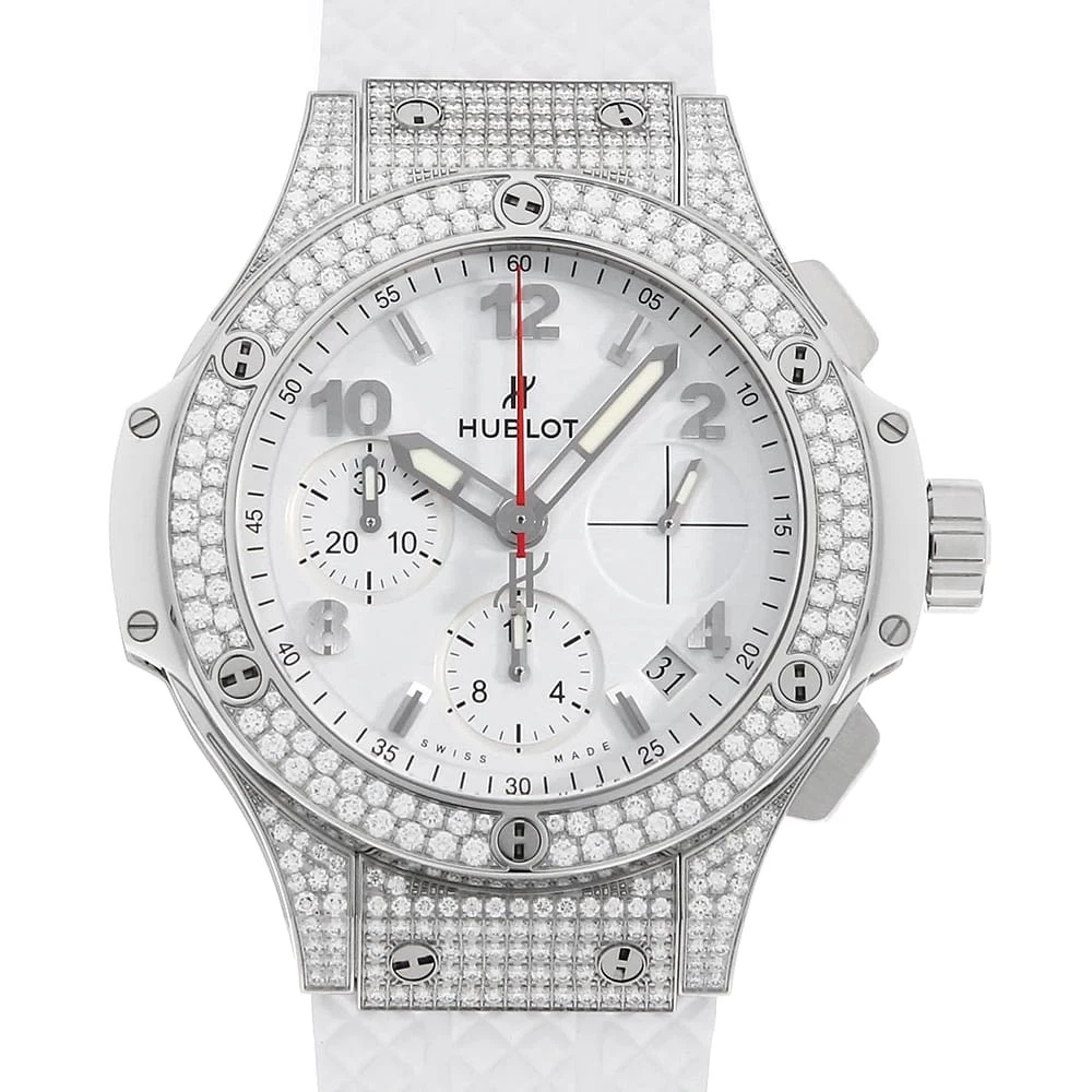 Hublot — HUBLOT Big Bang Steel White Diamond 342.SE.230.RW.174 second hand mens