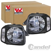 2X VAN Wezel H4 Scheinwerfer Satz Passend FüR Links+Rechts