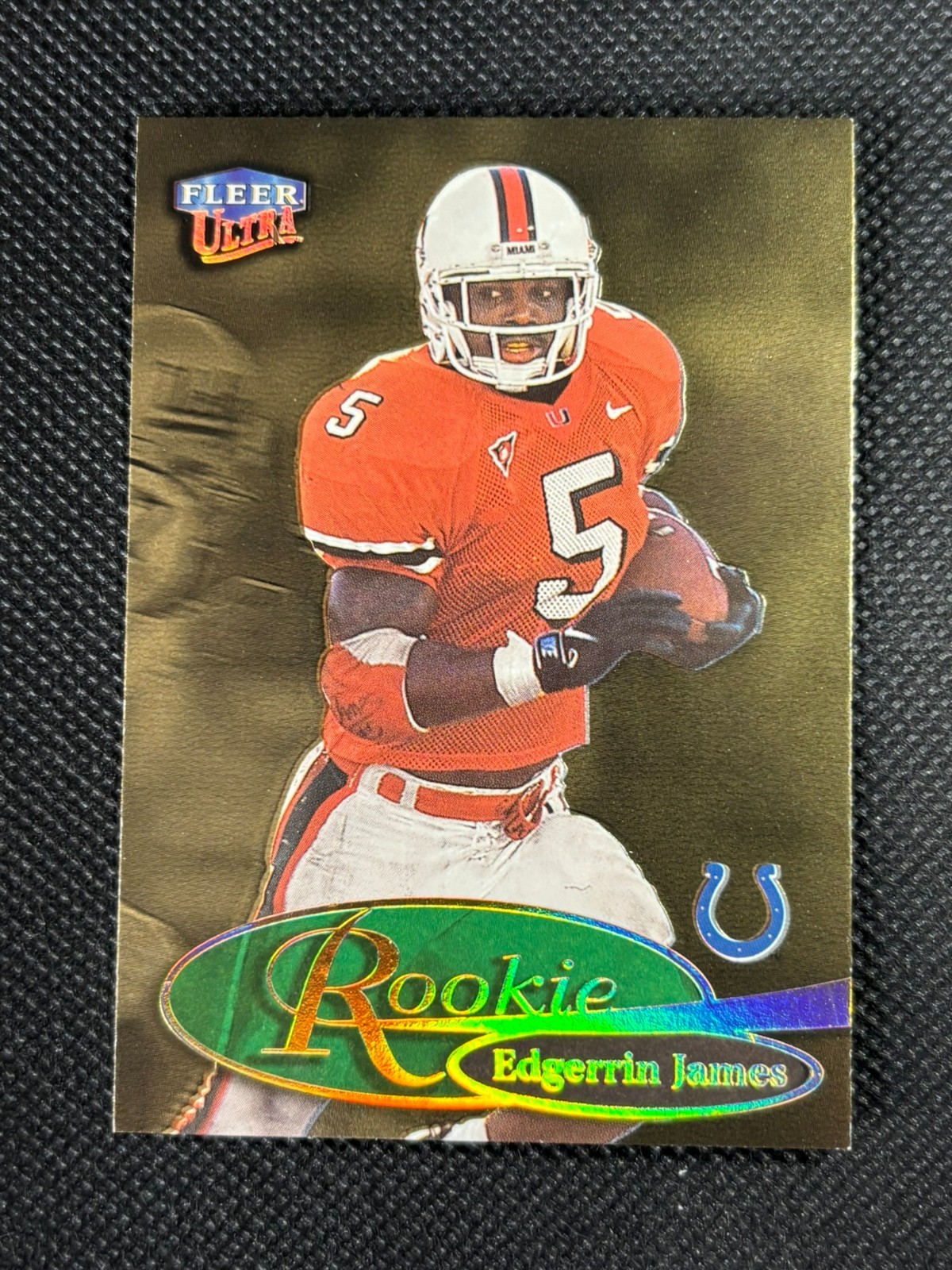 1999 Fleer Ultra Edgerrin James Gold Medallion Rookie RC #272RG Colts