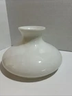 Vintage Opal Milk Glass Tam-O-Shanter Student Lamp Shade Plain Top 10" Fitter