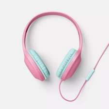 Wired On-Ear Headphones - heyday   Candy Pink - Built-in Mic - Foam Cushions