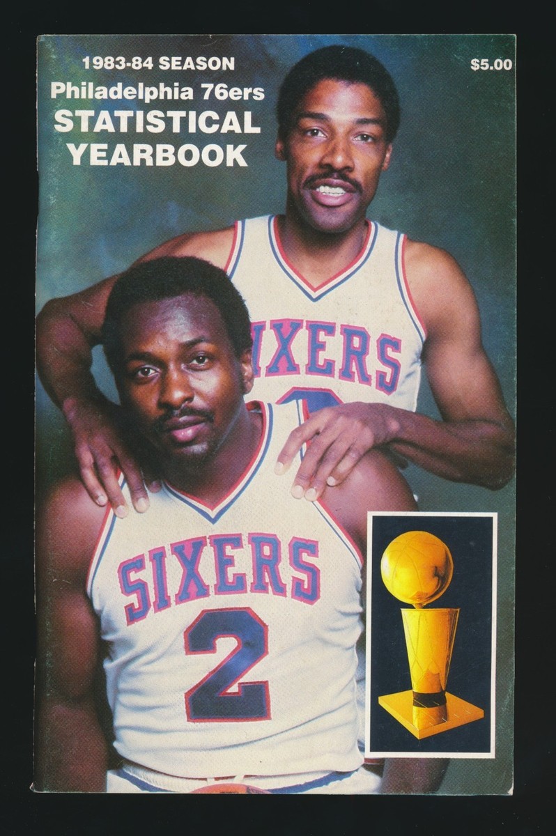 1983-84 Statistical Yearbook *PHILADELPHIA 76ERS* Nice w/ Julius
