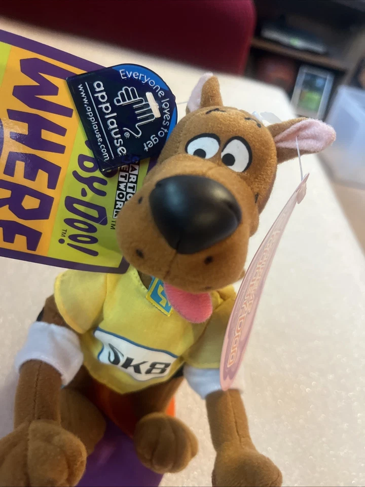 Raro Scooby Doo 8" SCOOBY Patineta Sk8 Perro Peluche Juguete Muñeca Figura Patín Foto 2 de 4