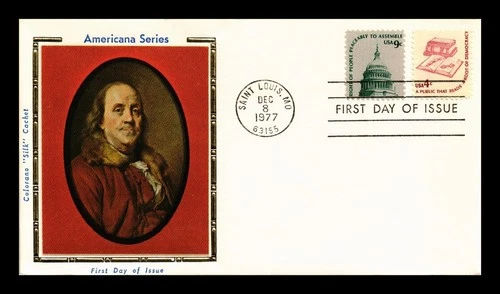 DR JIM STAMPS US COVER PUBLIC THAT READS AMERICANA FDC COMBO COLORANO SILK