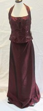 NEW Zum Zum Iridescent Skirt  Beaded Top Bridesmaid Prom Party Small sz 3 239