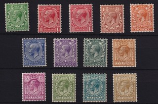 GB KGV 1924 (Feb) 26 SG 418/429 (Cat £250) Mint Never Hinged