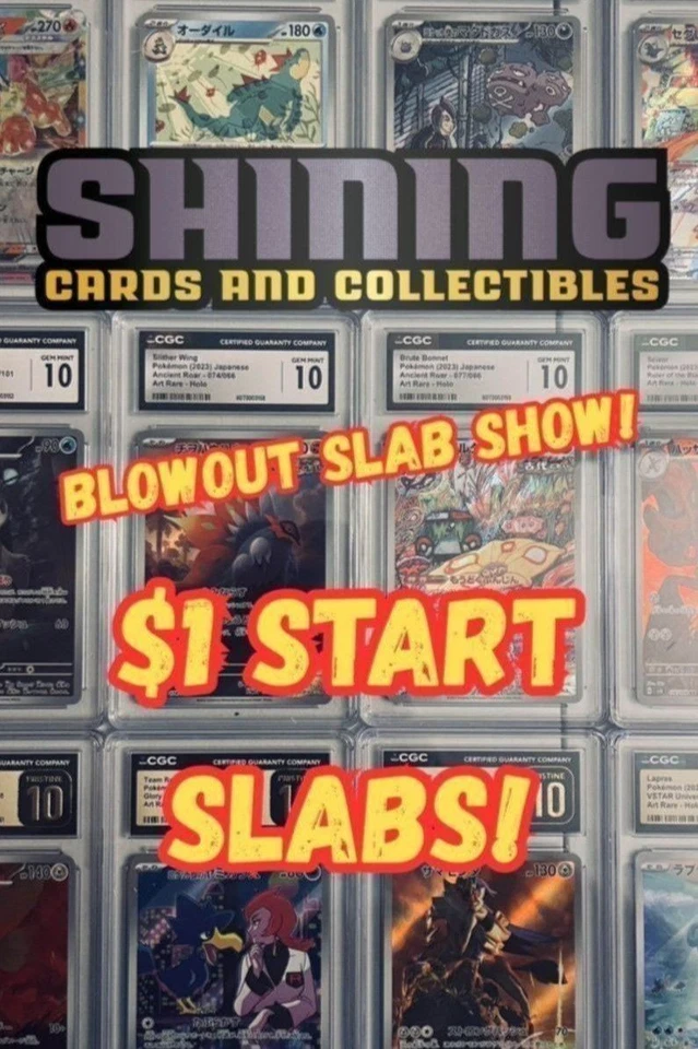 Rapid Fire Slab Singles and Lots with Waz!