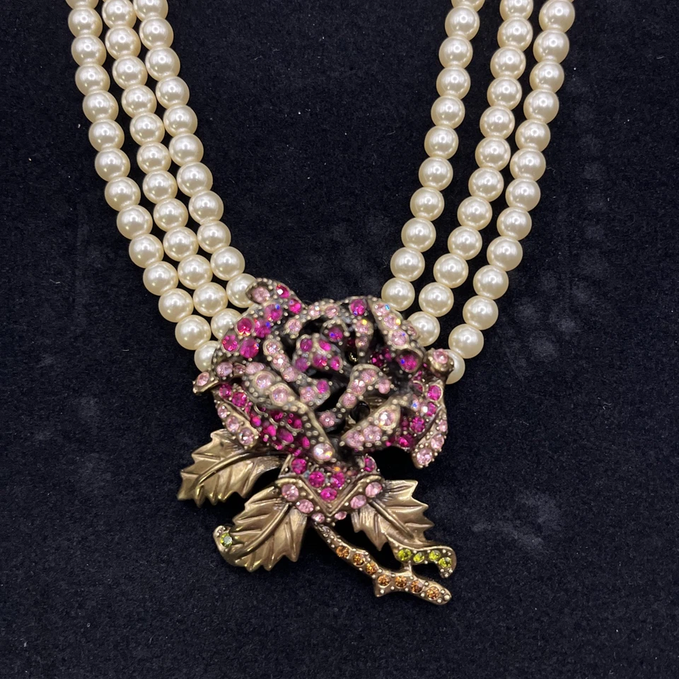 Heidi Daus Swarovski Cristal Rosa Elegancia/Marfil Perla Foto 2 de 3