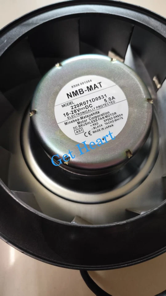 NMB Fan 220R071D0531 DC 16V-28V 5.0A 220MM 4 Pin cooling fan FedEx or DHL/ UPS - Image 3 of 4