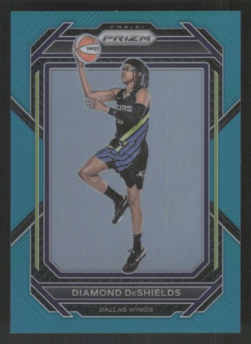 2023 Panini Prizm WNBA #119 Diamond DeShields Teal #/49 - Picture 1 of 2