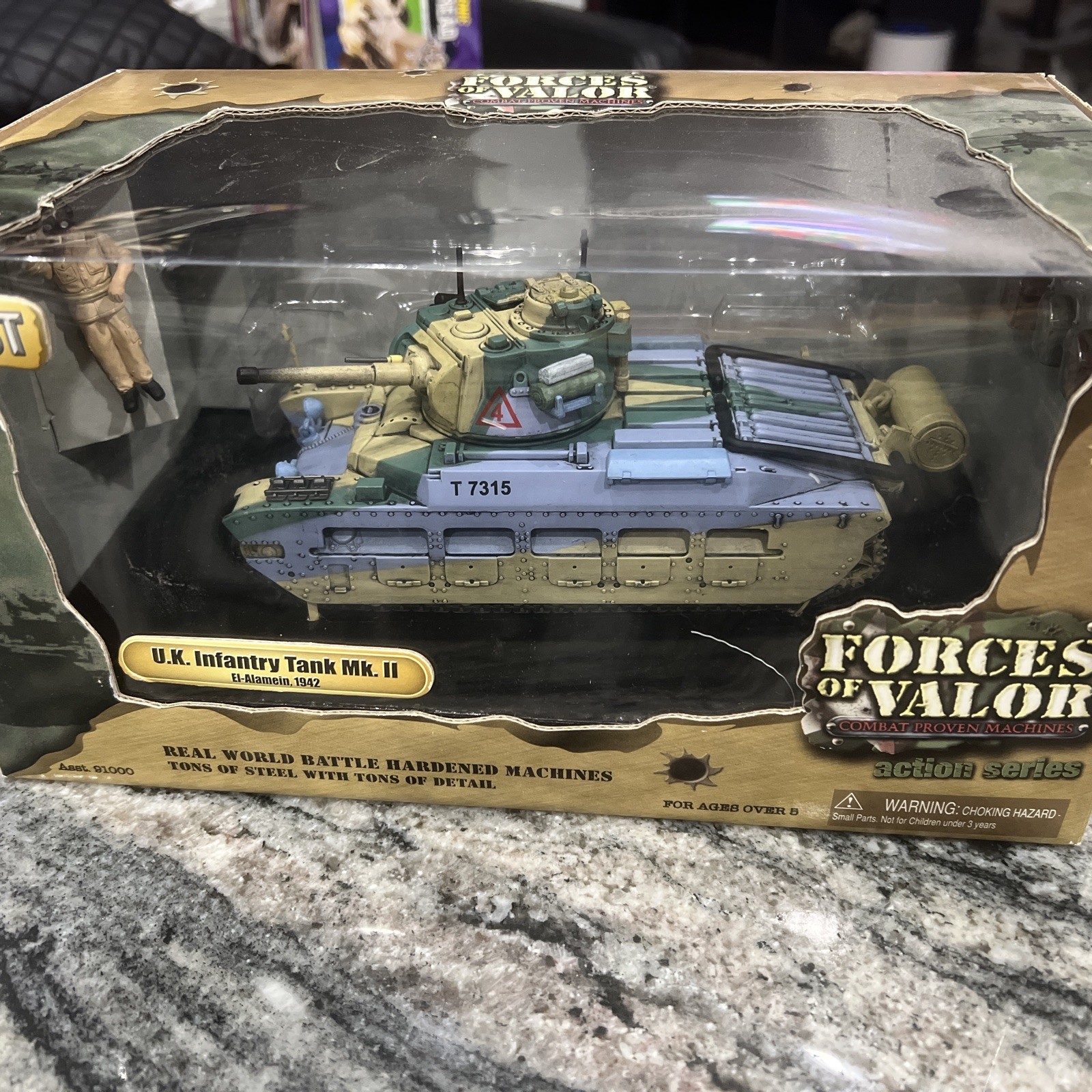 未開封　Unimax Forces of Valor No.82001 Unimax Forces of Valor US Marine M60a1 Patton Tank Reactive Armor