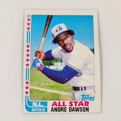 Andre Dawson Montreal Expos 1982 Topps All Star #341