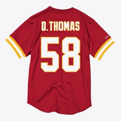 AUTHENTISCH Herren DERRICK THOMAS TRIKOT GRÖSSE MEDIUM Mitchell & Ness NFL CHIEFS 