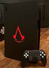 Sony PlayStation 5 PS5 Custom Painted Black Assassin’s Creed Disc Console 4K HDR