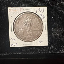 Philippines 1903-S peso KM 168 XF  (1) (w)