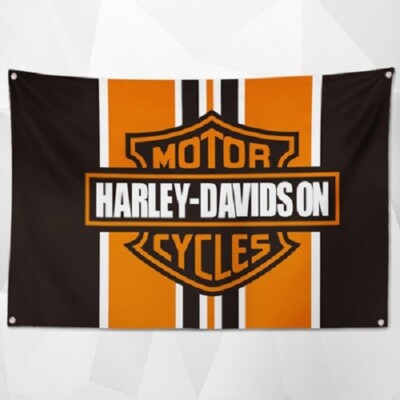 banner flag tapestry size3x2ft [HARLEY-DAVIDSON ]garage room