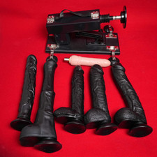 Women Sex Machine Thrusting HUGE Dildo Vibrator Hands-Free Sex Toys Bondage BDSM