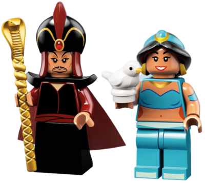 #ad LEGO Disney Series 2 Princess Jasmine and Jafar Minifigure Lot 71024 New CMF $22.47