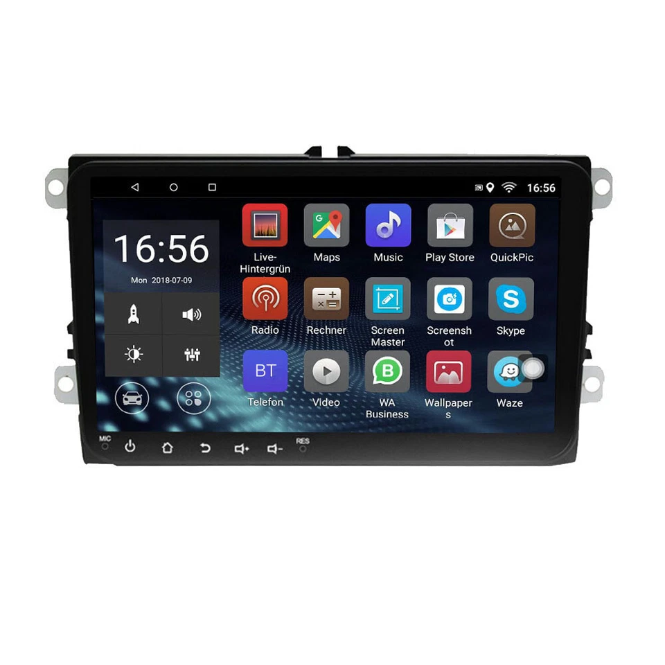 9" Autoradio Android 8.1 GPS Navi Carplay Android Auto USB BT Für VW TIGUAN GOLF - Bild 4 von 4