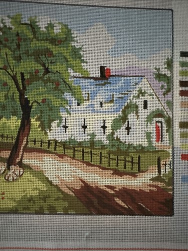 needlepoint Tapestry Gobelin Harvest Temeljkovic Canvas Only 30x40cm - Picture 3 of 3
