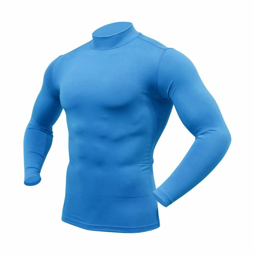 ARMEDES Mens Mock Long-Sleeved T-Shirt Cool Dry Compression Baselayer AR 53 - Picture 20 of 34