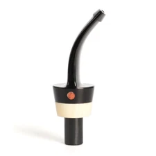 9mm Acrylic Bent Curved Saddle Stem Mouthpiece for 9mm Filter DIY Tobacco Pipe