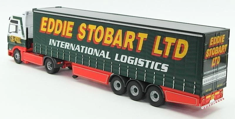 Corgi 1/50 Scale Model Truck CC13401 - MAN TGA Curtainside - Eddie Stobart Ltd. - Image 3 of 4