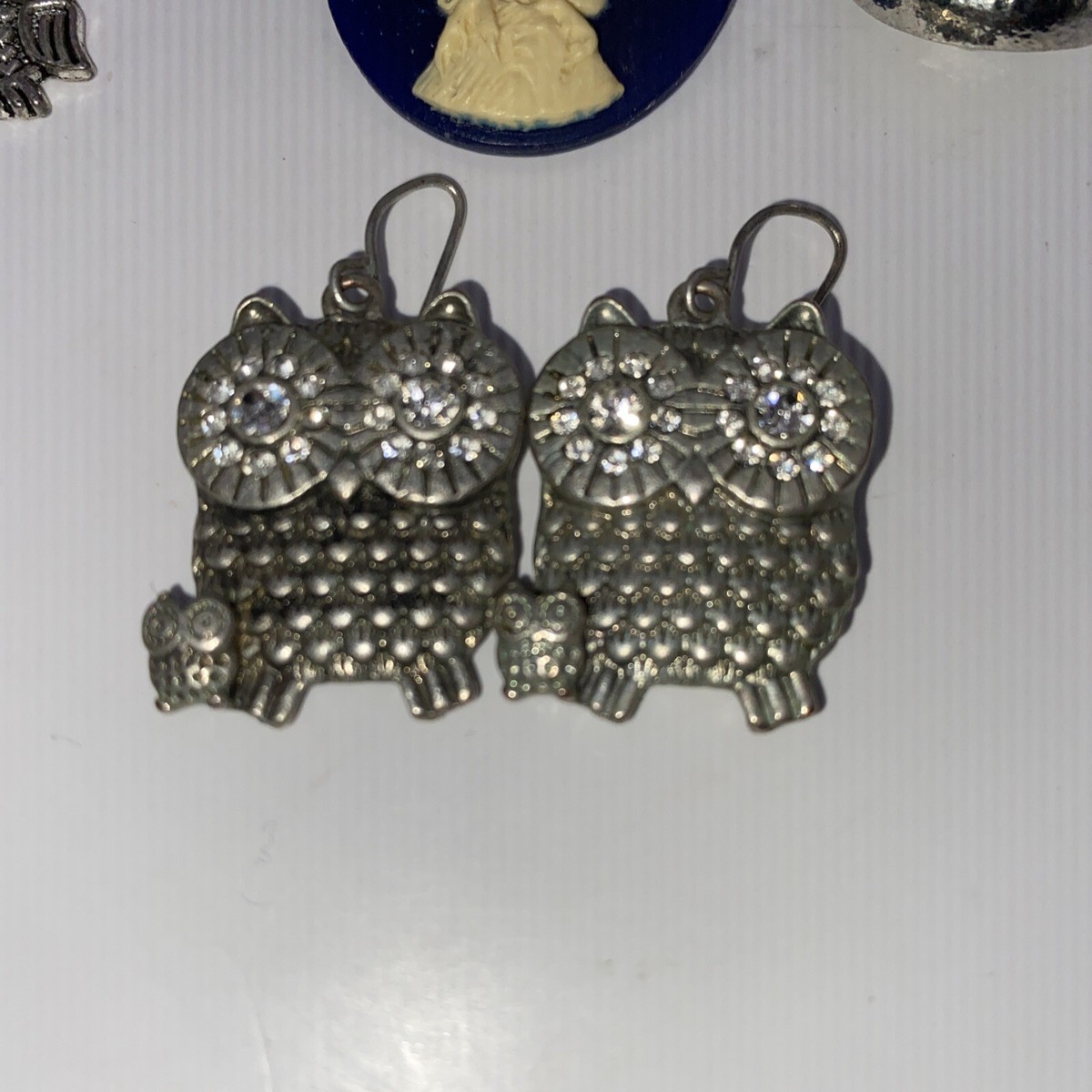 Owls assorted lot 6 items necklace ring pin earrings B3A | eBay